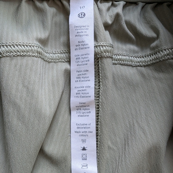 Lululemon Beyond the Studio Jogger Active Yoga Women 10 Athleisure Stretch Green - Picture 15 of 15